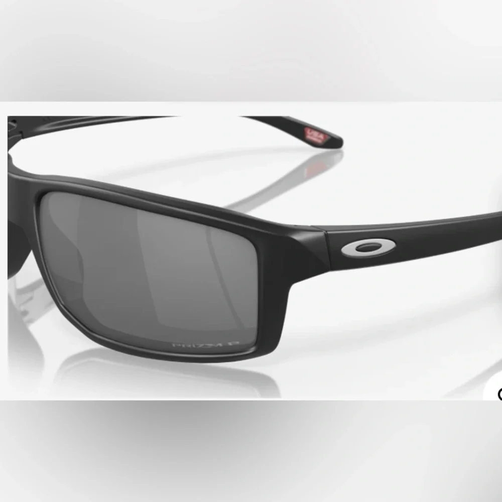 NWOT - Authentic - Oakley Gibston Polarized Sunglasses - Black Frames
